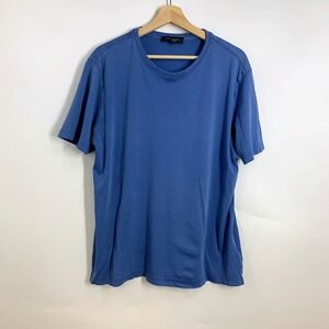 Robert Barakett Mens Blue Crew Neck Short Sleeve T Shirt Size XL